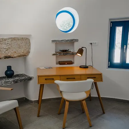 Apartment Zen Blue - Luxury, Nature, And Harmony In Kea Koundouros